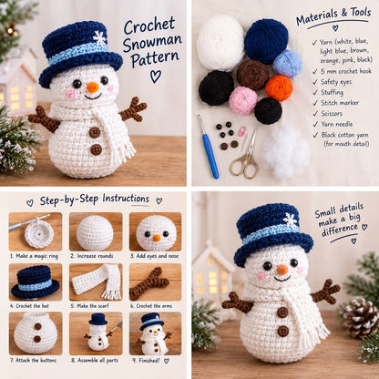 10 Christmas Crochet Patterns – PDF Bundle 🎄🧶