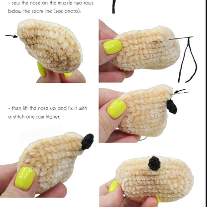Amy Sonic Crochet Pattern – PDF 🧶✨